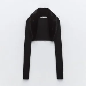 Cardigan Black Arm Warmer Sweater Zara Arm Warmer Black Zara